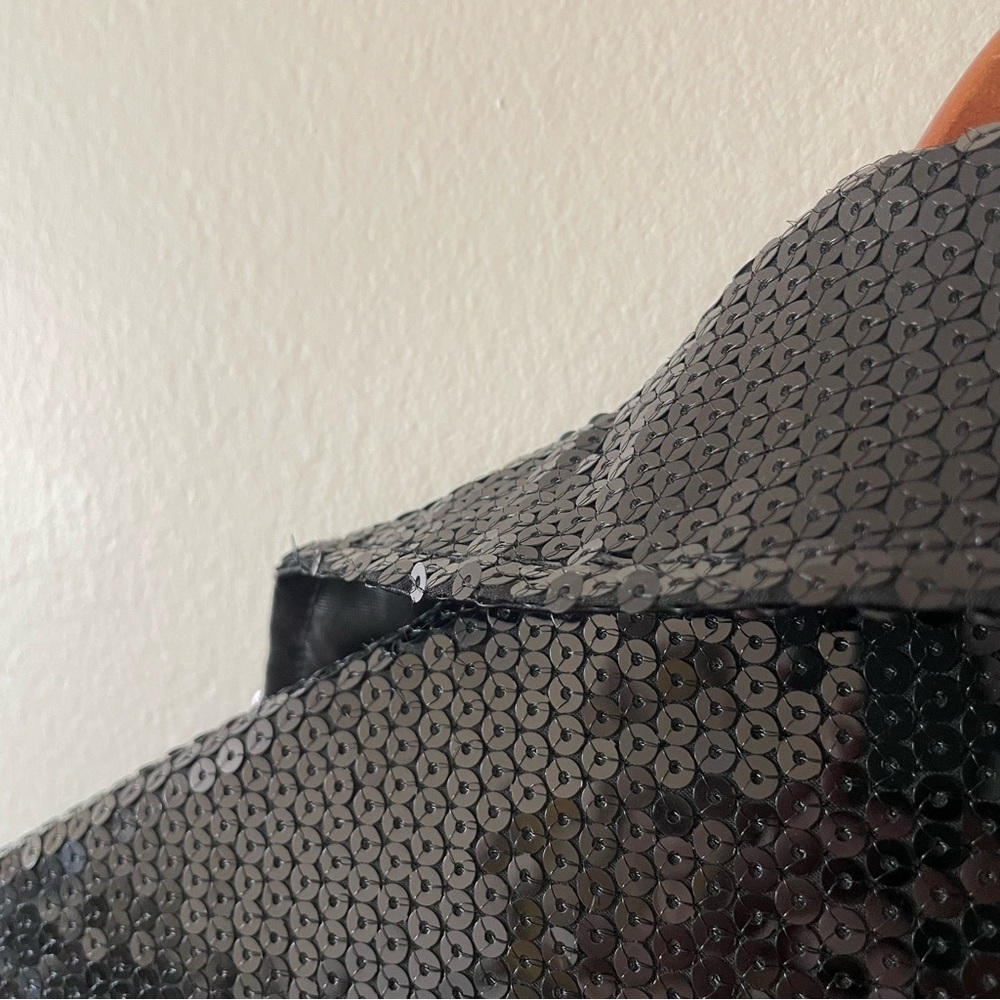 Weissman Black Sequin Jacket - image 4